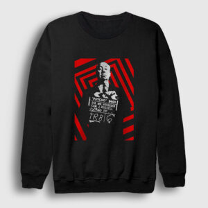 Yönetmen Sinema Hediye Alfred Hitchcock Sweatshirt siyah