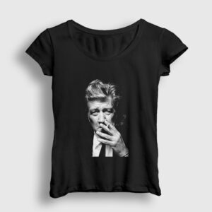Yönetmen Sinema Hediye David Lynch Kadın Tişört siyah