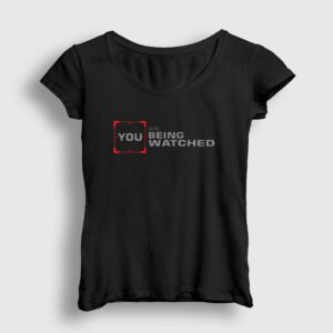 You Are Being Watched Person Of Interest Kadın Tişört Siyah