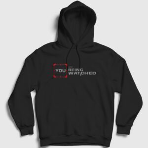 You Are Being Watched Person Of Interest Kapşonlu Sweatshirt Siyah