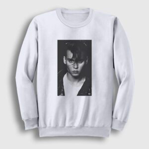 Young V2 Johnny Depp Sweatshirt beyaz