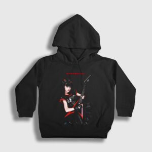 Yuimetal Metal Babymetal Çocuk Kapşonlu Sweatshirt Siyah