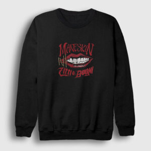 Zitti E Buoni Band Maneskin Sweatshirt siyah